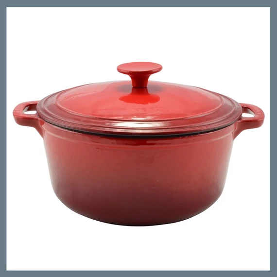 Perfect Home Zománcozot öntöttvas lábas 26cm, 5,2l piros 10566