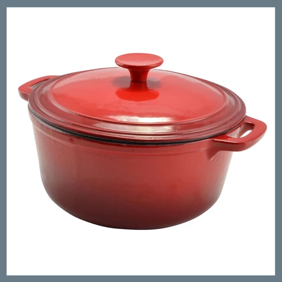 Perfect Home Emajlirana tava 22 cm, 3,2L, crvena 12007