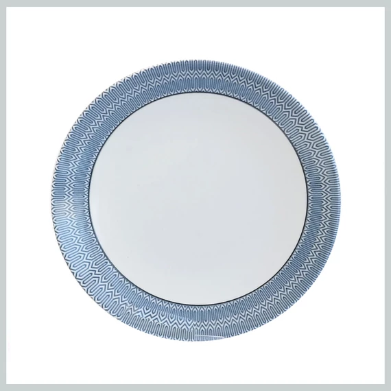 Perfect Home Tanjur plitki 26 cm 1030-D plavo-bijeli 72255