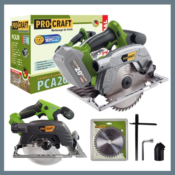 Procraft PCA20 Akumulatorska kružna pila (bez baterije i punjača)