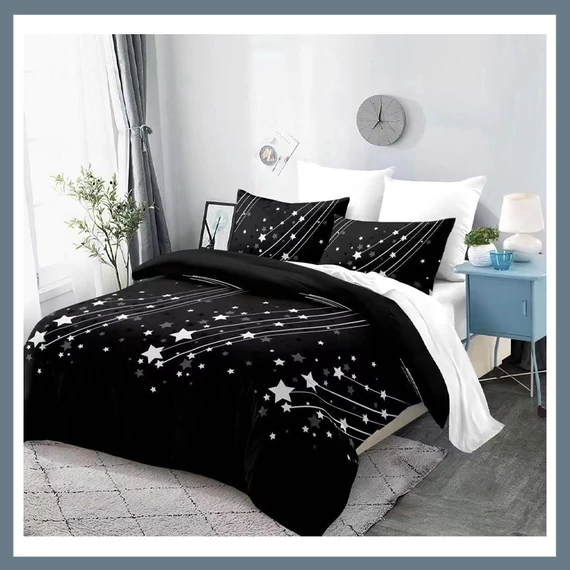 Moon 7-dijelna posteljina set, crna MOON3