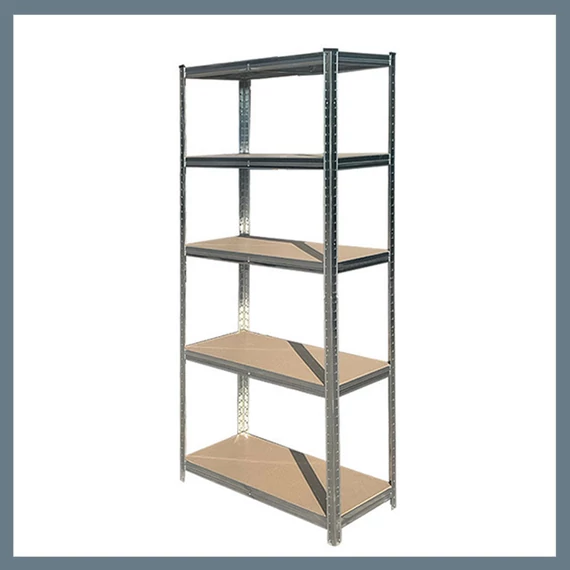 Metalni regal s 5 polica, 150x70x30 cm holm8564