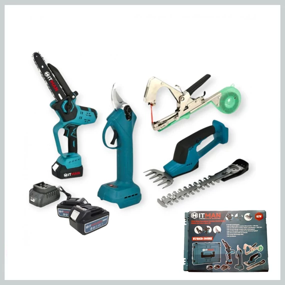 Hitman HT/BACD-2449RX 4-u-1 akumulatorski vrtni alat set