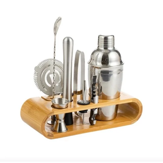 Bambo set za barmene od 700 ml s bambusovim stalkom holm6902