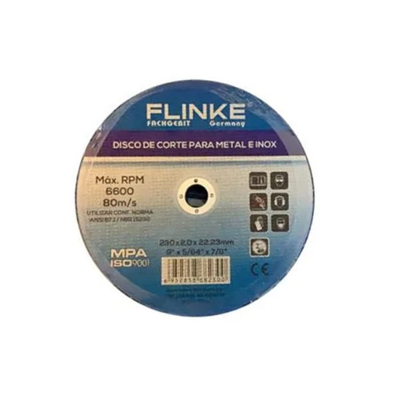 FLINKE set reznog diska za metal 230 × 2 mm – 10 kom