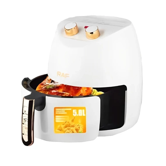 RAF R5232W friteza na vrući zrak – 5,8L, 1500W, bijela boja