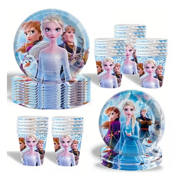 30-dijelni DISNEY Frozen (Snježno kraljevstvo) jednokratni set za zabave – TT1781961