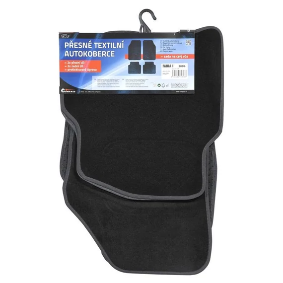 Set auto tepiha 4 komada za FABIA I. – 04316