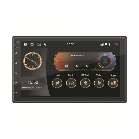 7″ univerzalni Android auto multimedia – GPS, Bluetooth, CarPlay holm0716
