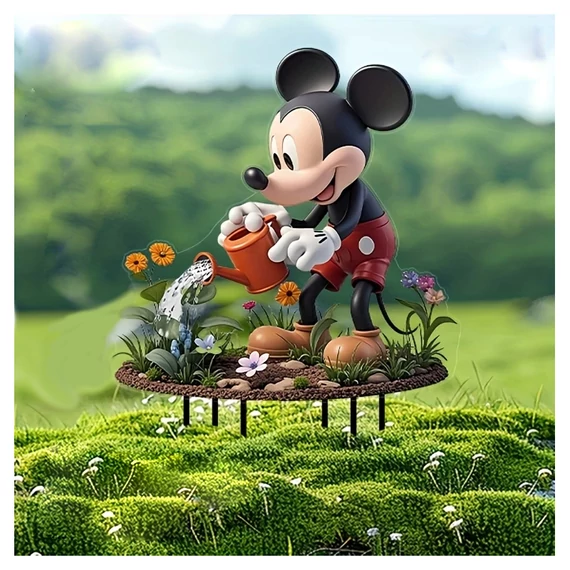 2D akril vanjska vrtna dekoracija – Mickey Mouse (29 × 20 cm) FU2658833