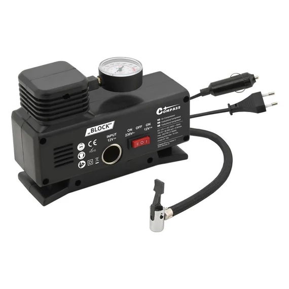 BLOCK Kompresor za Zrak 12/230V s TÜV/GS Certifikatom – 07194