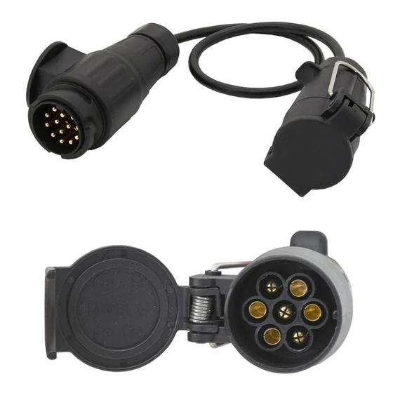 Adapter Kabel 0,6 m – 13-polni Utikač / 7-polna Utičnica – 07456