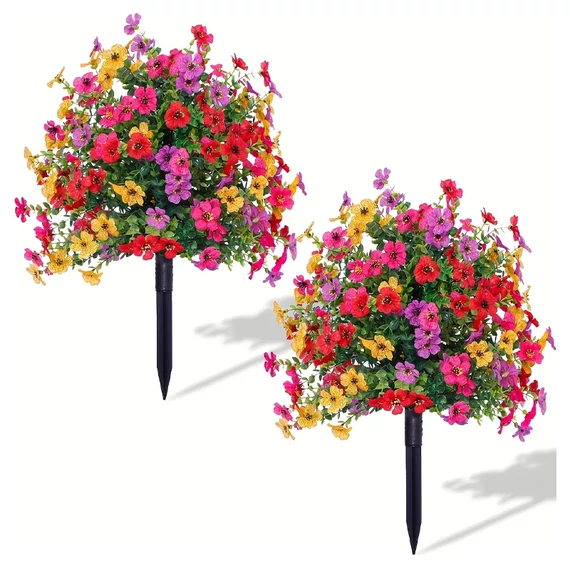 Set od 2 zabodiva umjetna cvjetna buketa – 56 cm – UJ1339442