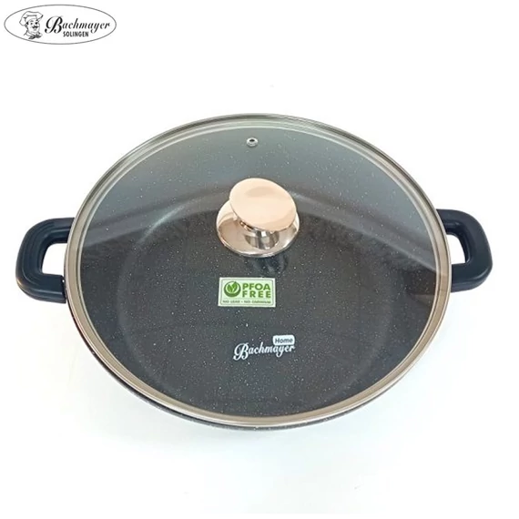 Bachmayer BM-7771-28 lonac s mramornim premazom – 28 cm, 3,8 litara – sa staklenim poklopcem