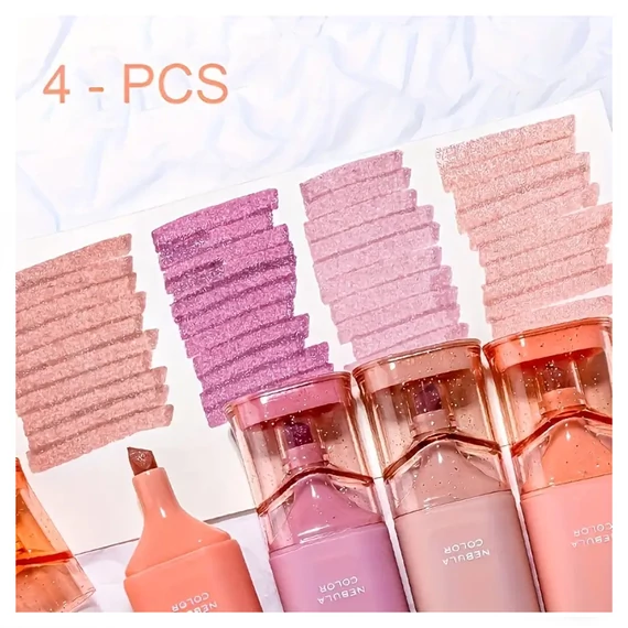 Set od 4 sjajna highlighter markera Pink Nebula DW507694-pn