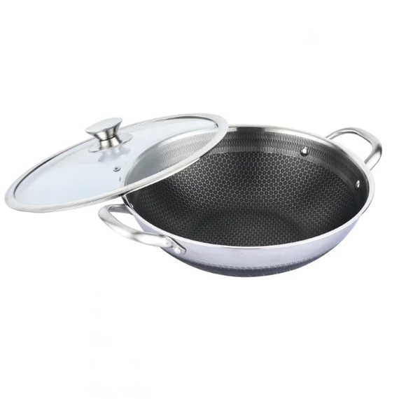 Bachmayer wok tava od nehrđajućeg čelika 32 cm – BM-1032-32