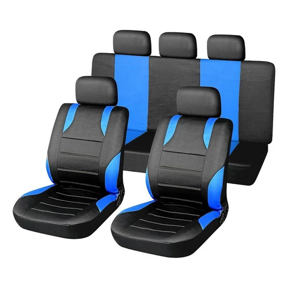 SPORT AIRBAG set presvlaka za autosjedala – 9-dijelni, plavi 31675