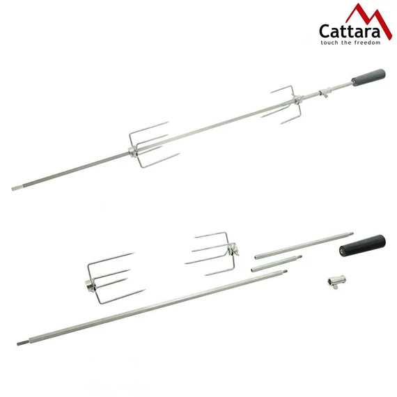 CATTARA Ražanj za roštilj 84–94 cm, 8 mm / 6 mm – 1 kom – 13055