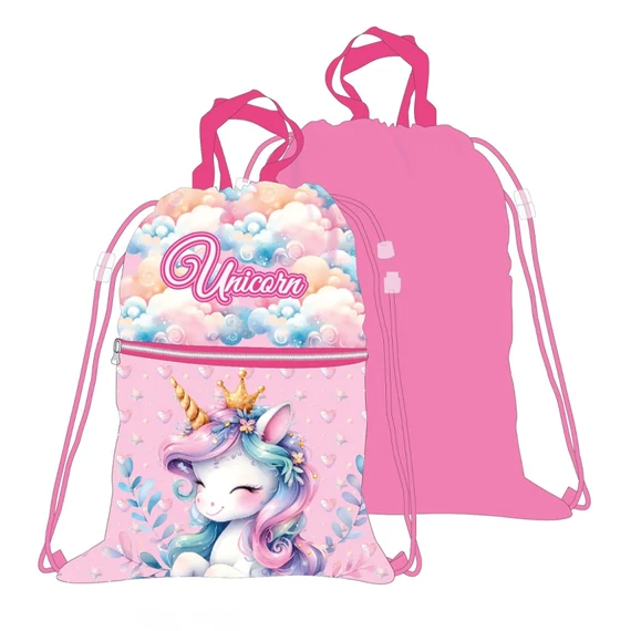 Unicorn Clouds Deluxe sportska vrećica s patentnim zatvaračem – 45 cm FML363361