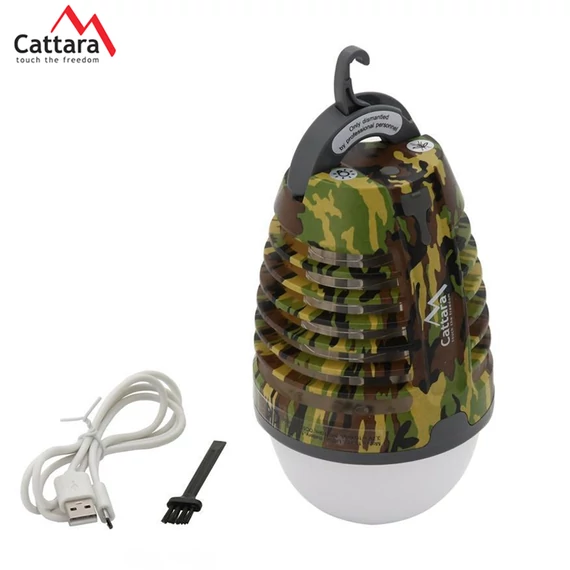 CATTARA PEAR ARMY punjiva svjetiljka + UV zamka za insekte, vodootporna – 13179