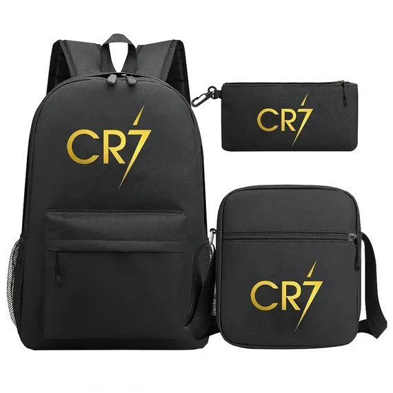 CR7 3-dijelni set torbi – sportski školski ruksak, torba za rame i pernica CG220956