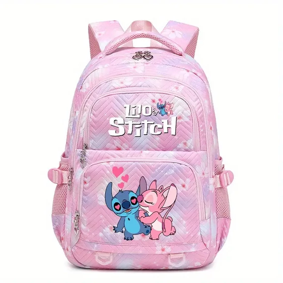 Disney Stitch ergonomski ruksak – Ružičasti, velikog kapaciteta TU2471073