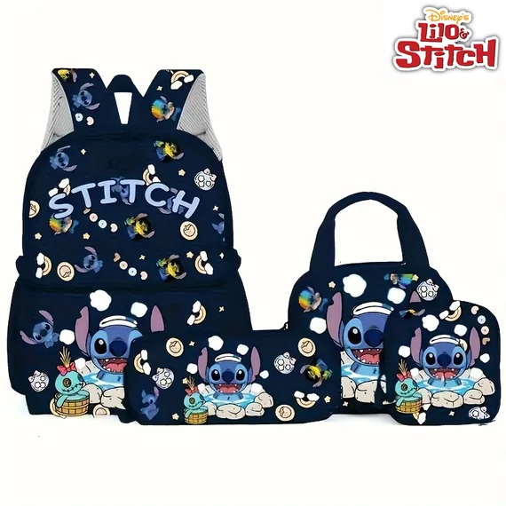Lilo & Stitch 4-dijelni školski set – TAMNOPLAVI MB3567988-S