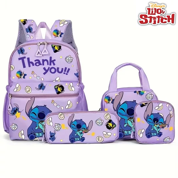 Lilo & Stitch 4-dijelni školski set – LJUBIČASTI MB3567988