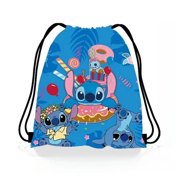 Disney Stitch torba na vezanje od izdržljivog poliestera – plava – UX132835-K