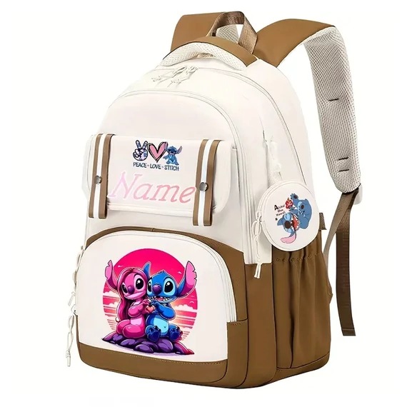 Disney Stitch personalizirana školska torba – crna – UY4311185-B