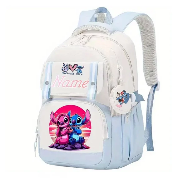 Disney Stitch personalizirana školska torba – svijetloplava – UY4311185