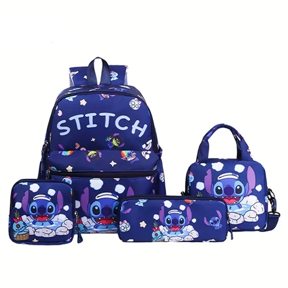 Disney Stitch 4-dijelni Set Ruksaka – Tamnoplavi QK2644948-S