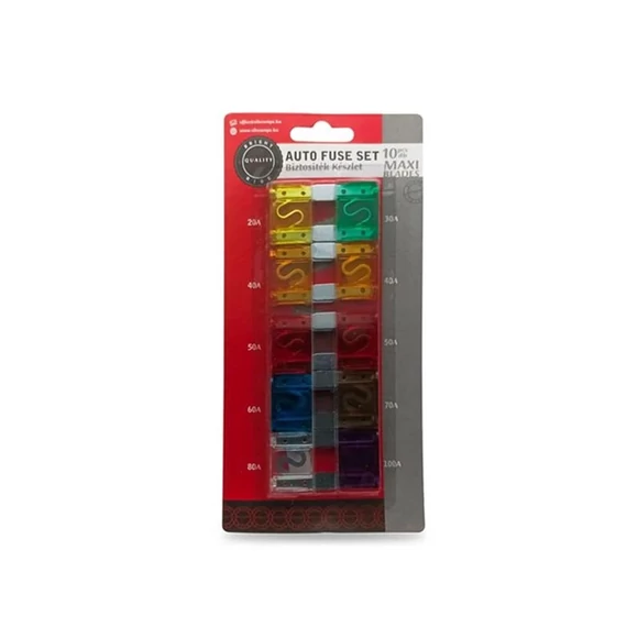 Set maxi osigurača | ravni tip | 10 komada SLH6704