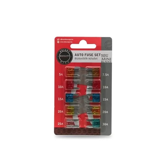Set mini osigurača | ravni tip | 10 komada u blister pakiranju WPMa10BL