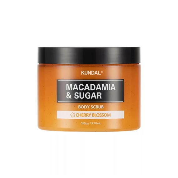 KUNDAL Macadamia & Sugar piling za tijelo Cvat trešnje 550 g 49008