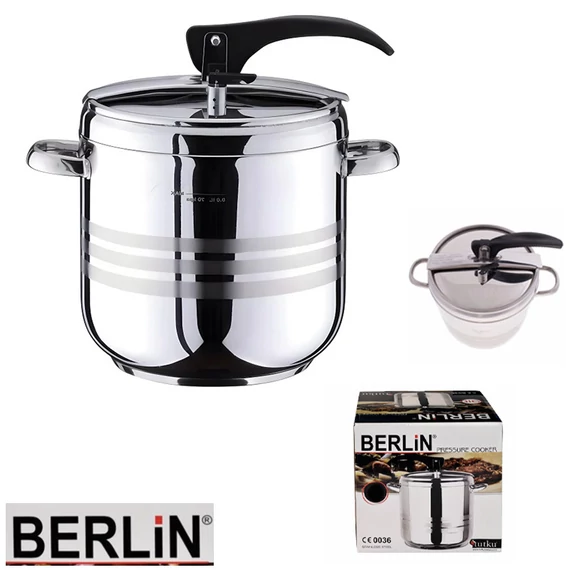 Berlin lonac pod pritiskom, nehrđajući čelik, 7 L BK-7L