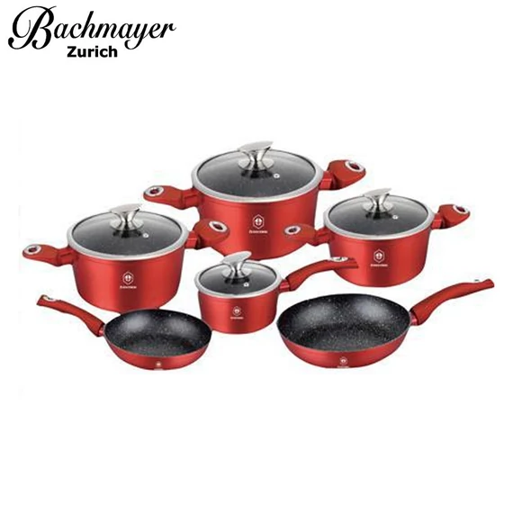 Bachmayer 6-dijelni Indukcijski Set Posuđa s Mramornim Premazom BM-7311