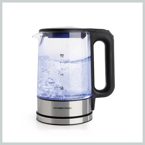 GOURMETMAXX bežični stakleni kuhalo za vodu 1,7L 2200W DS12053-L