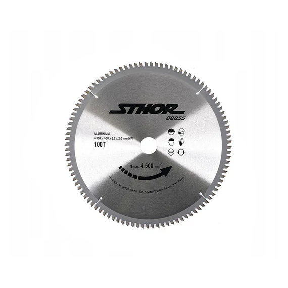 STHOR Pila Disk za Aluminijum 300 x 30 x 2,0 mm / 100T TO-08855