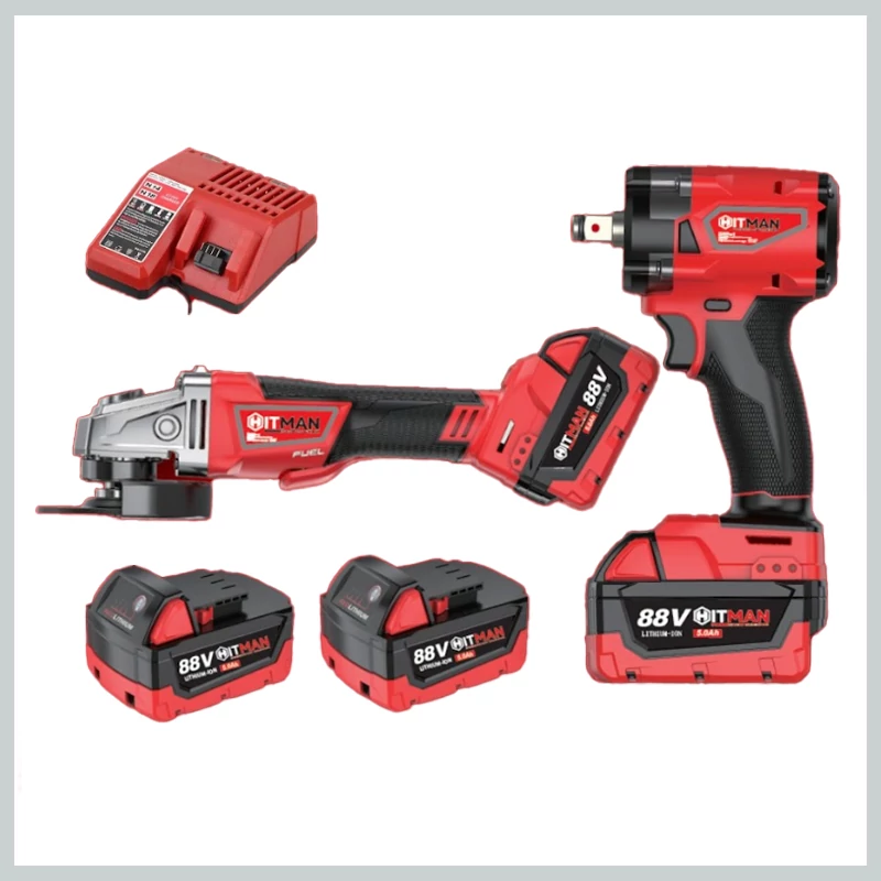 Hitman HT-M18-6830XC akumulatorski set: 88V kutna brusilica i udarni odvijač