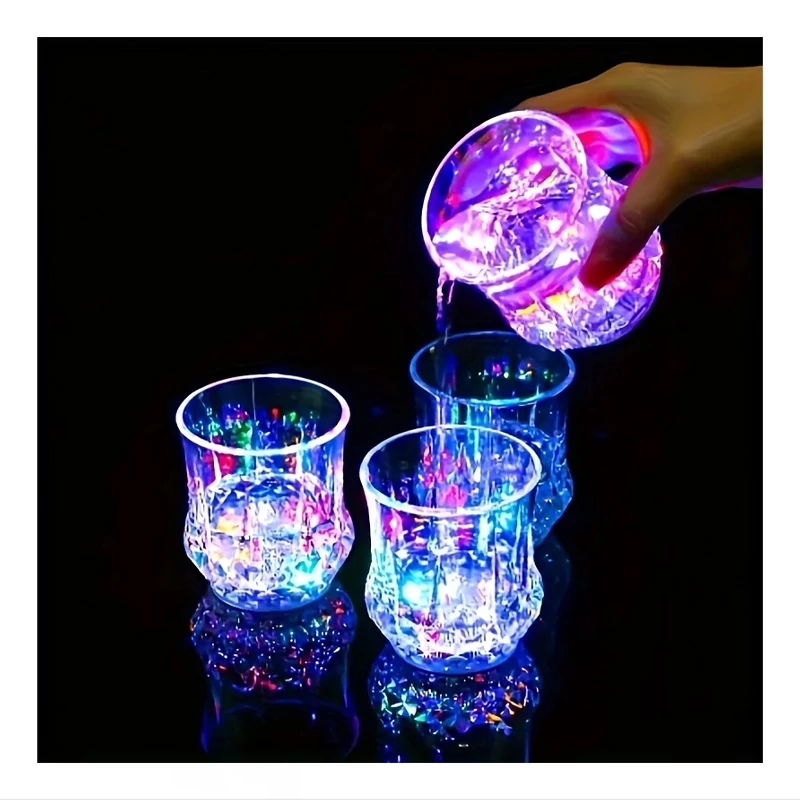 LED svjetleći set čaša – 6 komada, 200 ml, višebojno osvjetljenje – YL1840711