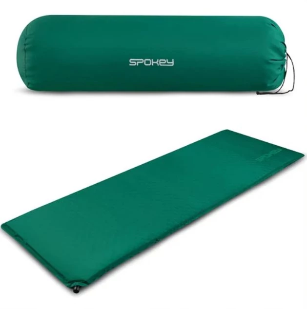 Spokey samonapuhavajući zeleni podložak za spavanje – 200 × 66 cm – 943508