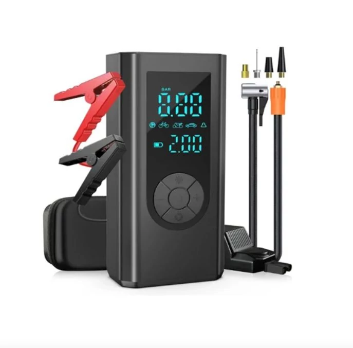Jump Starter Power Pack s pumpom za gume – 5u1 punjač akumulatora za vozila, JN-015D