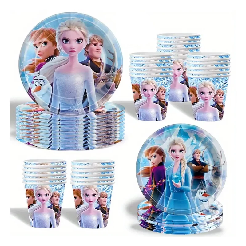 30-dijelni DISNEY Frozen (Snježno kraljevstvo) jednokratni set za zabave – TT1781961