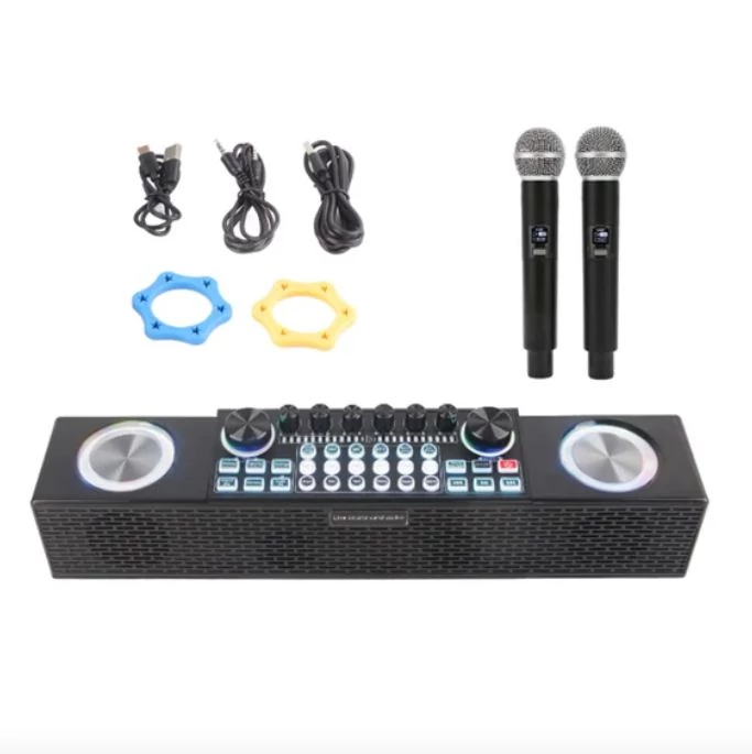 LIVE SOUND CARD – Integrirani audio set s 2 mikrofona – KE25-145