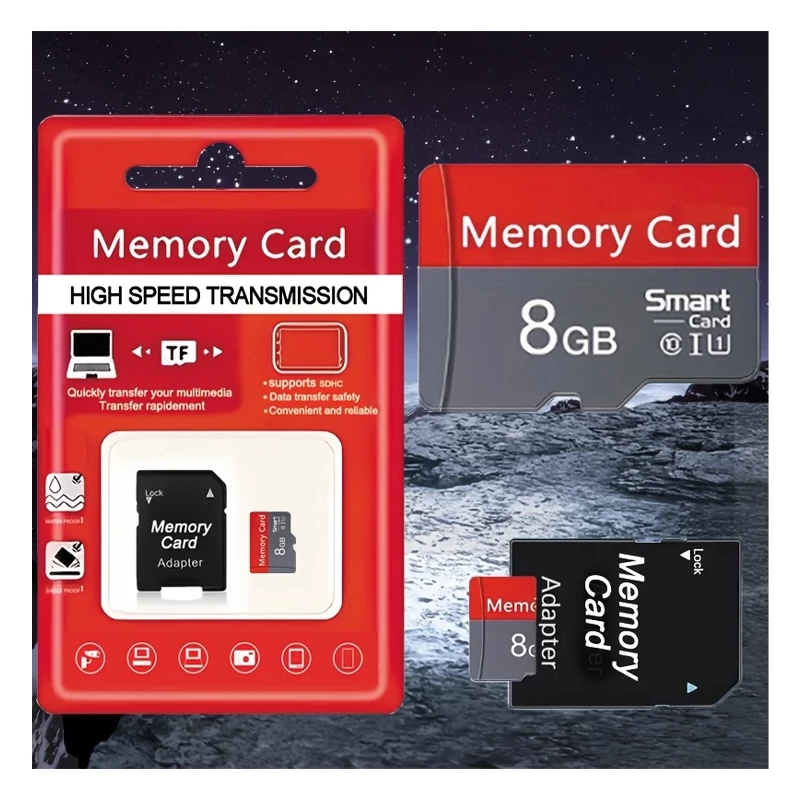 8 GB memorijska kartica / TF kartica + adapter – UHS Class 10 BE1175370-5