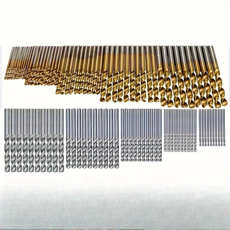 Set od 100 dijelova HSS svrdla s titan premazom MF2359441