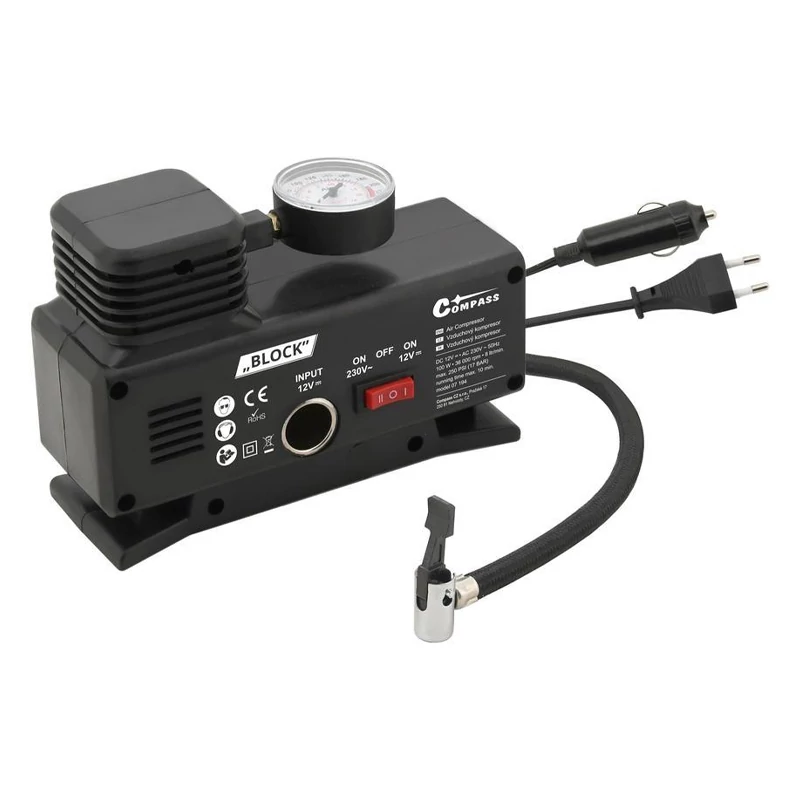 BLOCK Kompresor za Zrak 12/230V s TÜV/GS Certifikatom – 07194