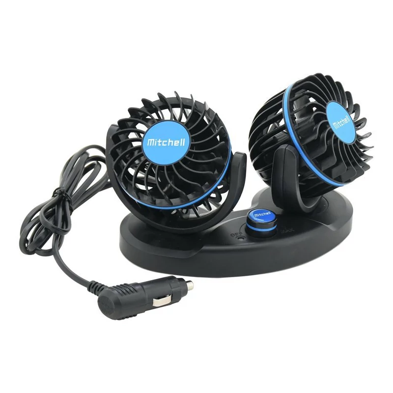 Auto Ventilator MITCHELL DUO 2x85 mm za Ugradnju na Upravljačku Ploču – 12V – 07226