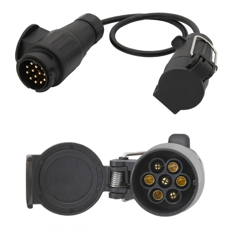 Adapter Kabel 0,6 m – 13-polni Utikač / 7-polna Utičnica – 07456